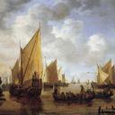 Simon de Vlieger - Fryderyk Henryk Orański przeprowadza inspekcję floty
