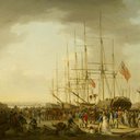 William+Anderson-Cavalry+Embarking+At+Blackwall