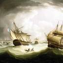 Trafalgar,_ships_scattered