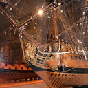 2009-10-03 - USNA Museum - 078 - Royal William - 1st Rate 100-Gun Ship of 1719 (bow) - _DSC7467-X2