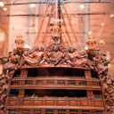 2009-10-03 - USNA Museum - 116 - British 2nd Rate 90-Gun Ship of 1720 (stern) - _DSC7513-X2