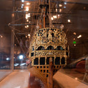 2009-10-03 - USNA Museum - 126 - English 4th Rate 50-Gun Ship of 1693 (stern) - _DSC7524-X2
