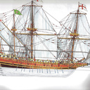 English oared galleon 1586 