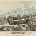 H.M.S._Thunderer_84_guns,_launched_at_Woolwich_on_Septr_22_1831
